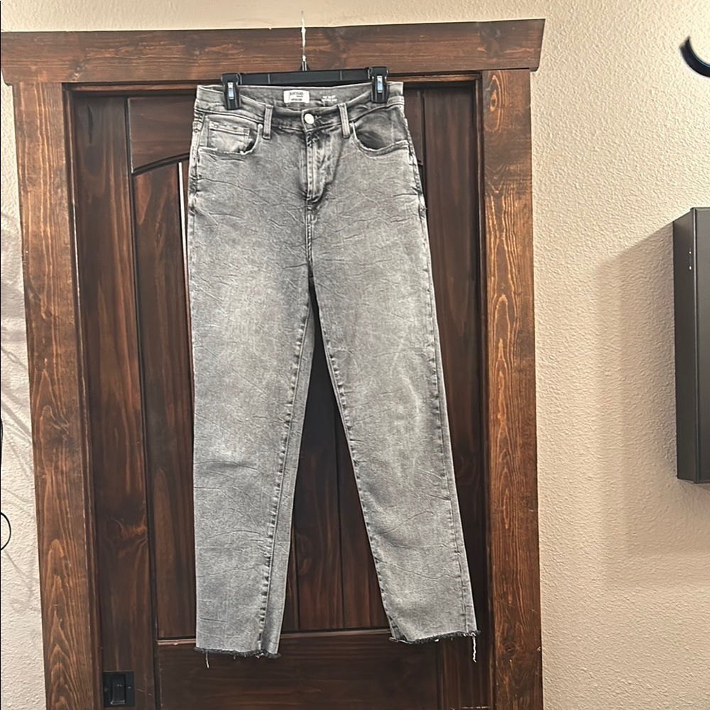 Kensie Light Gray High Rise Slim Jeans